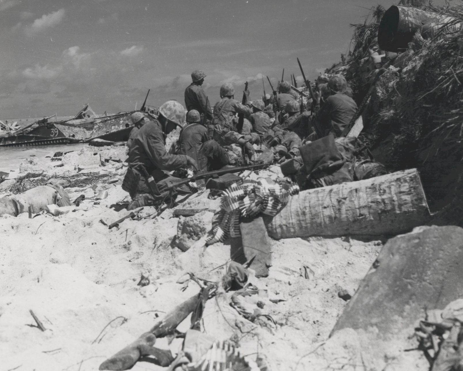 Betio Red Beach -- military photo